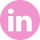 Logo LinkedIn de couleur rose